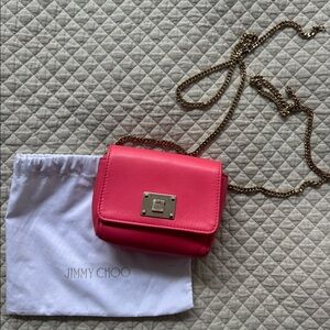 Jimmy Choo Leather Flap Bag
